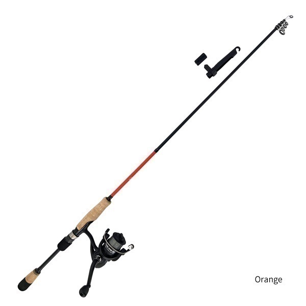 BEGINS MULTICAST SET【ちょい投げ釣り/サビキ釣り/入門ロッドとリールのセット】(180　オレンジ)